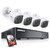 Kits de cámara de vigilancia ANNKE 1080P exterior -blanco