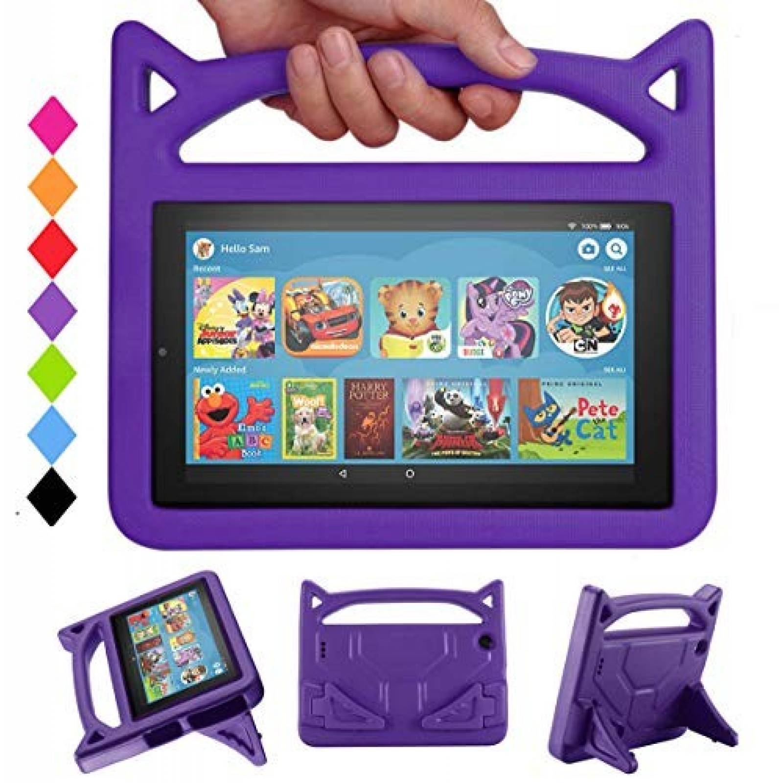 Funda Tablet Shreborn 7'' para niños -Azul