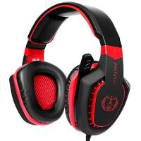 Gaming Headset Anivia Ah28 Con Micrófono -Rojo