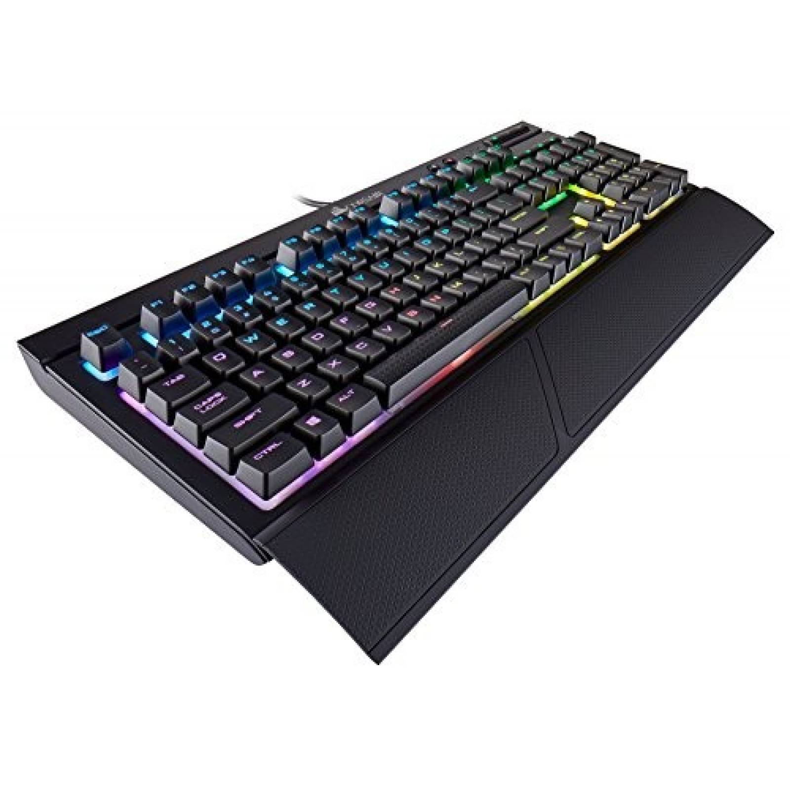 Teclado mecánico Gamer Corsair K68 RGB largo -negro