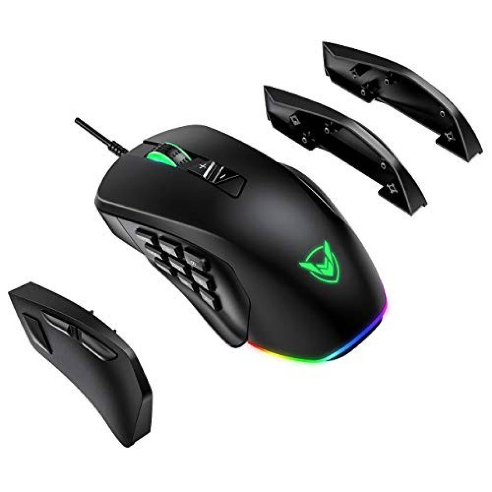 Mouse Gamer PICTEK PMW3360 24,000 DPI retroiluminado