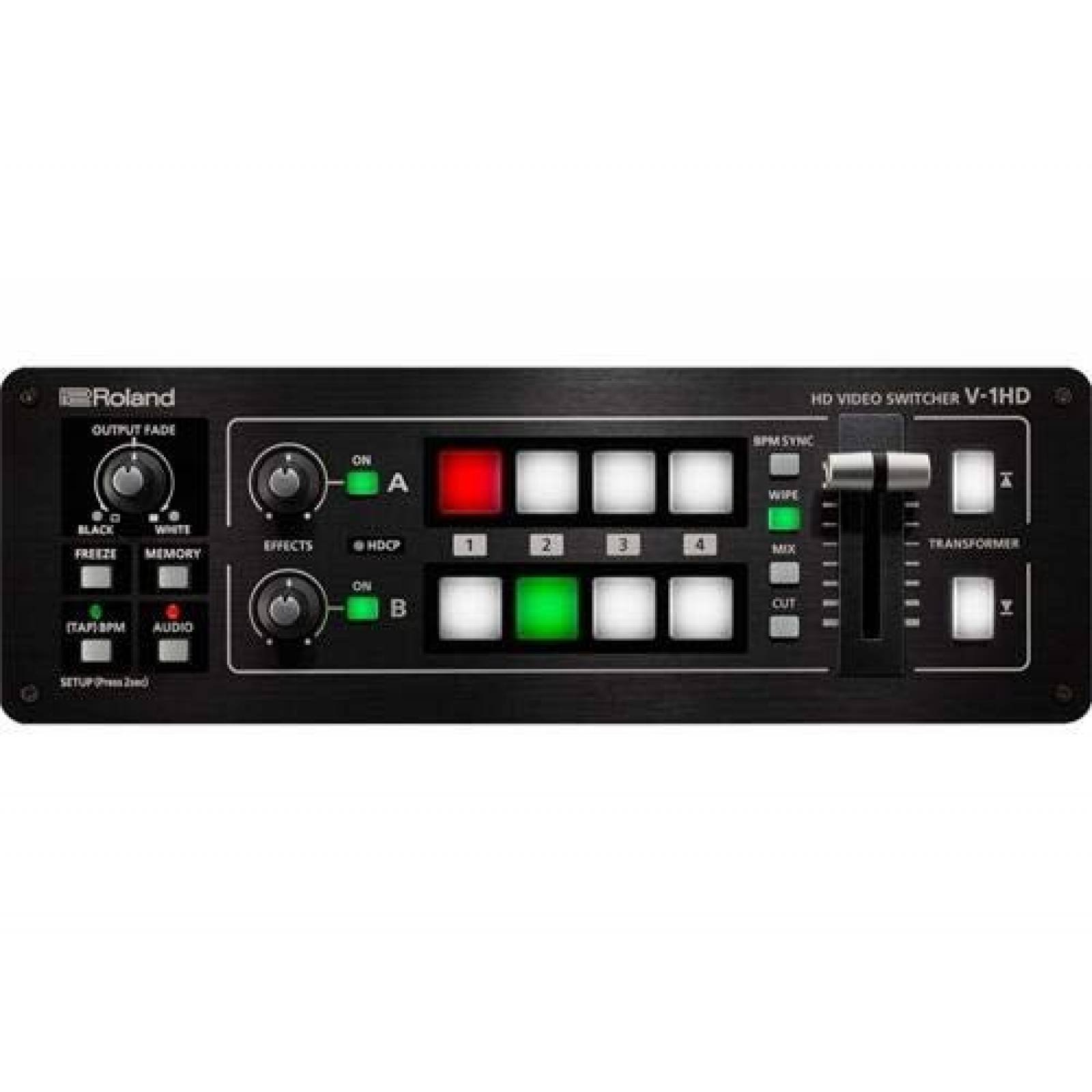Switch de Video Roland V-1HD HD Profesional -Negro