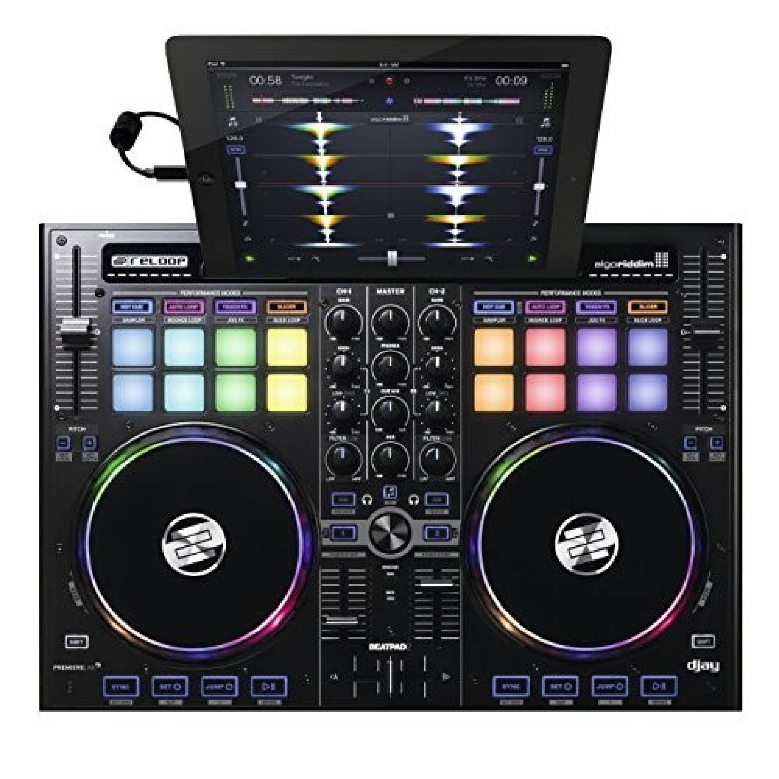 Controlador DJ Reloop Beatpad-2 para iPad Android Mac