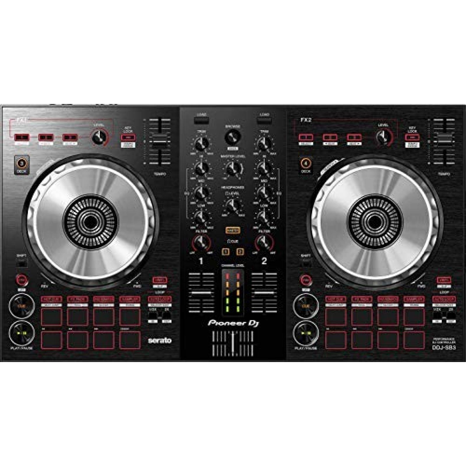 Consola DJ Pioneer DDJ-SB3 Profesional -Negro