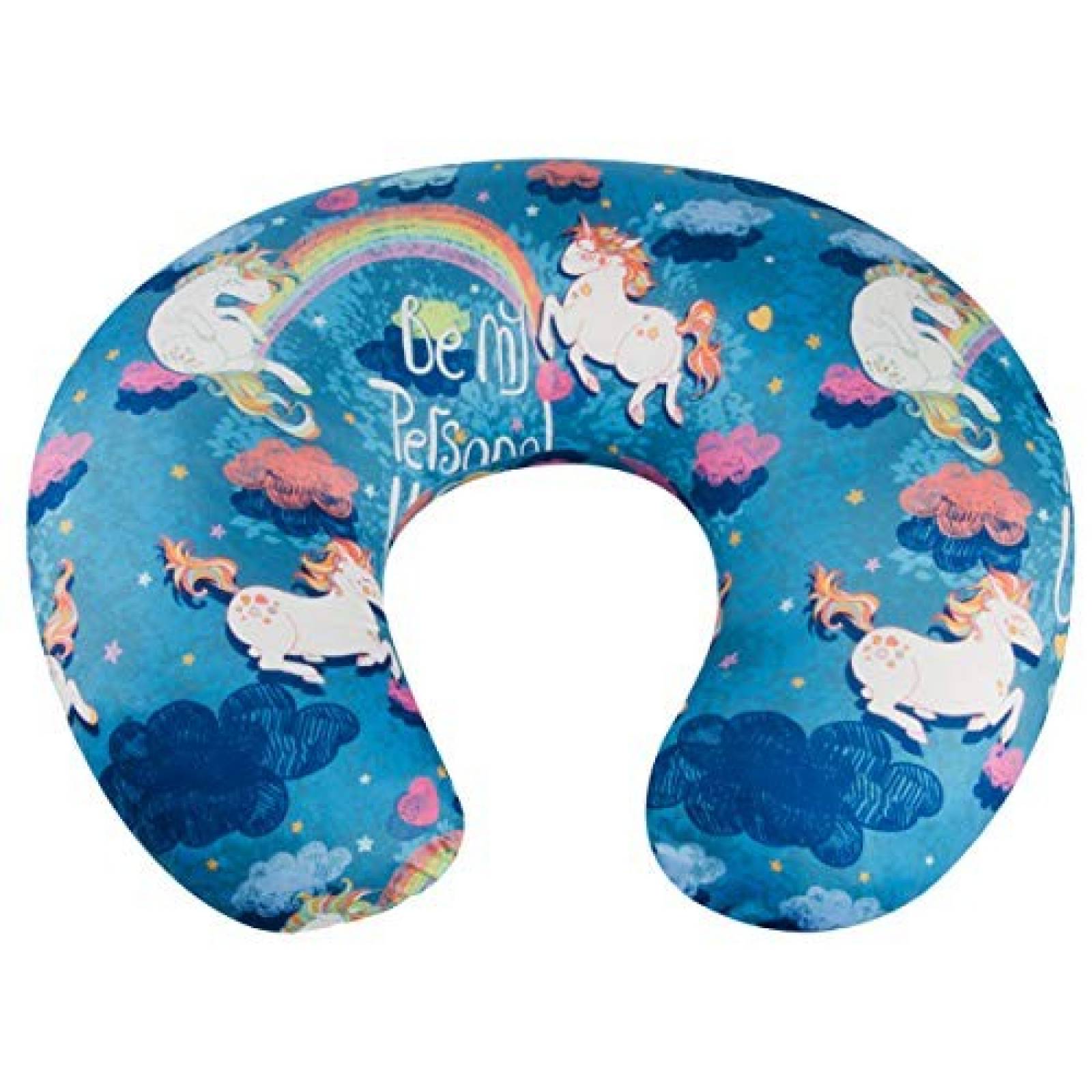 Fundas de almohada bebé Nidoul 2 pack diseño unicornio -Azul
