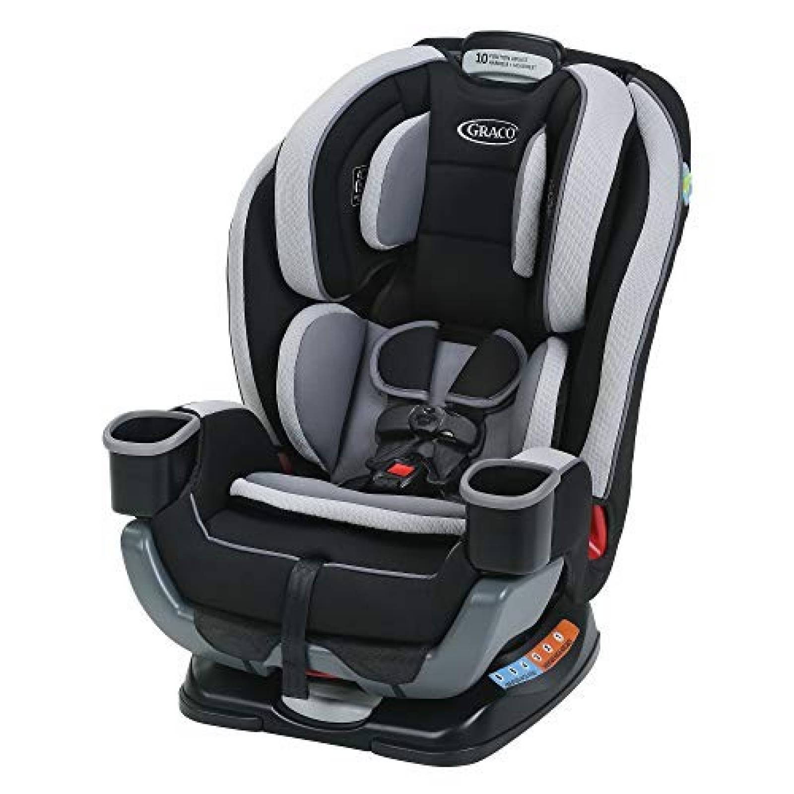 Asiento bebé para coche Graco Extend2fit 3 en 1 -Negro