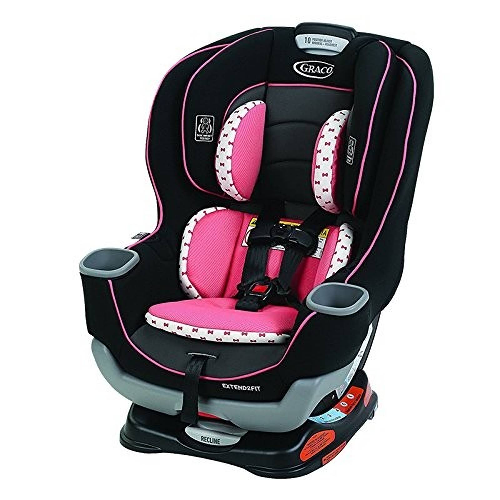 Asiento de auto Graco Extend2Fit convertible para bebé -Rosa