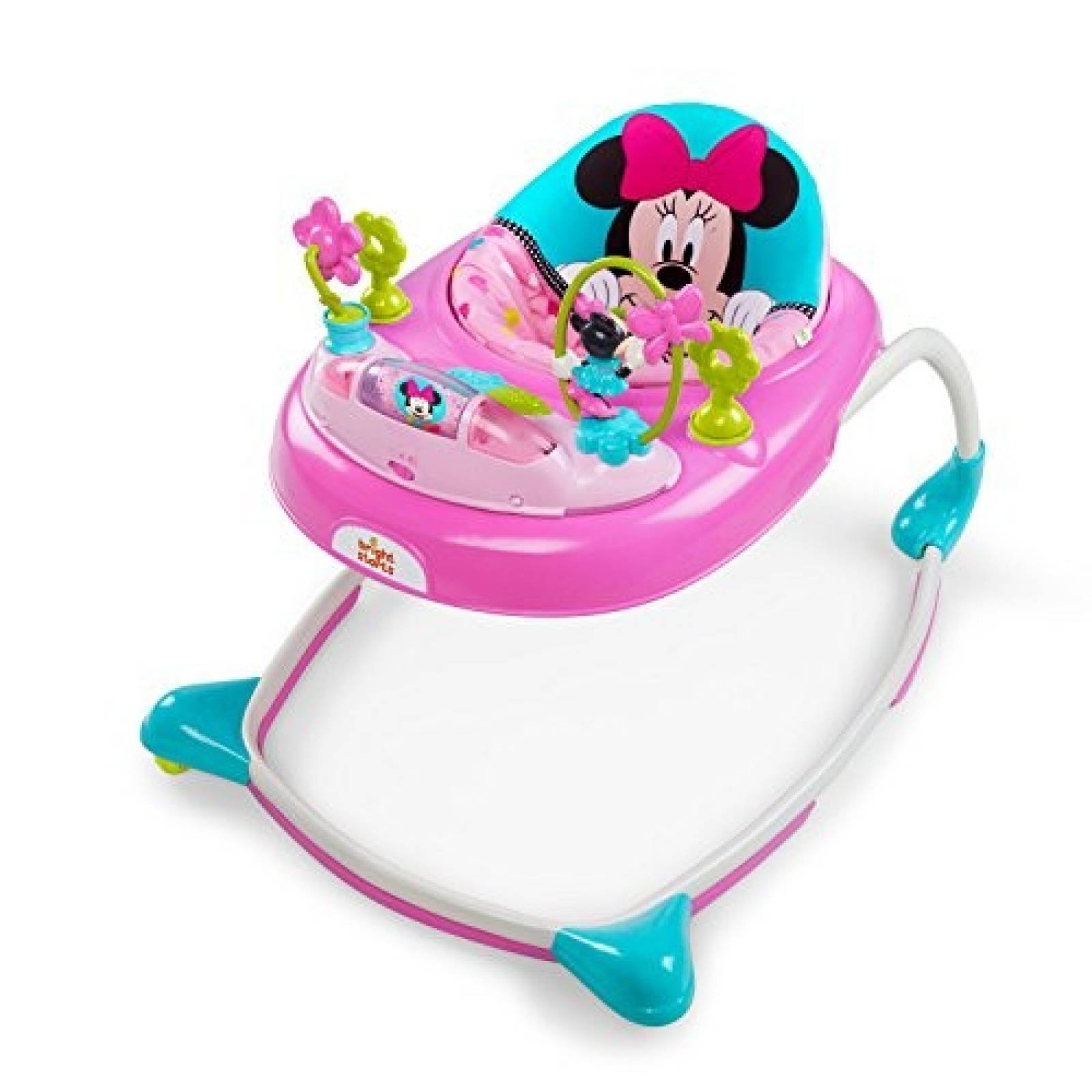 Andadera Disney Disney con juguetes para bebés -Rosa
