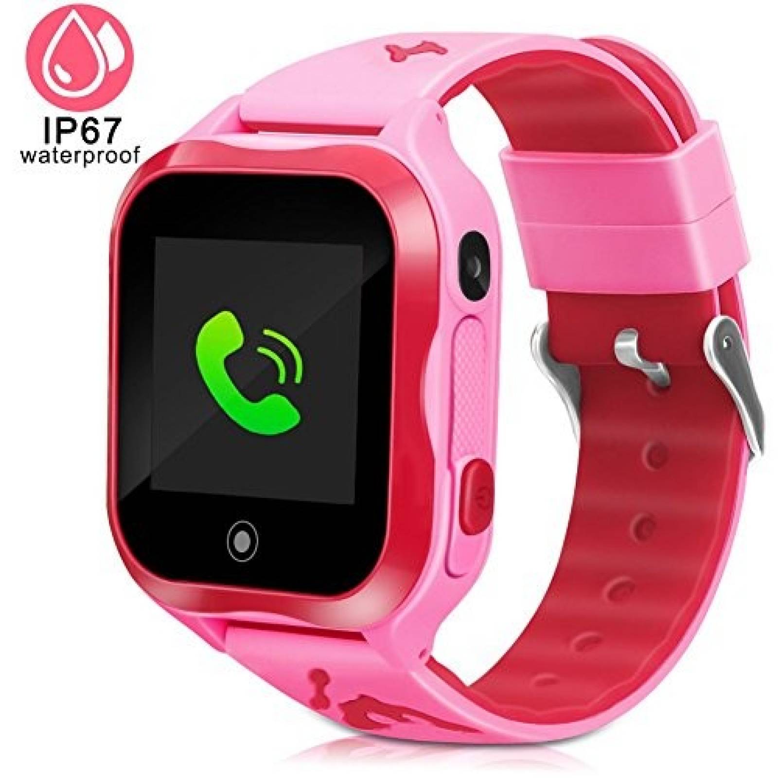 Smartwatch LTAIN para niños GPS Pantalla Tactil Rosa