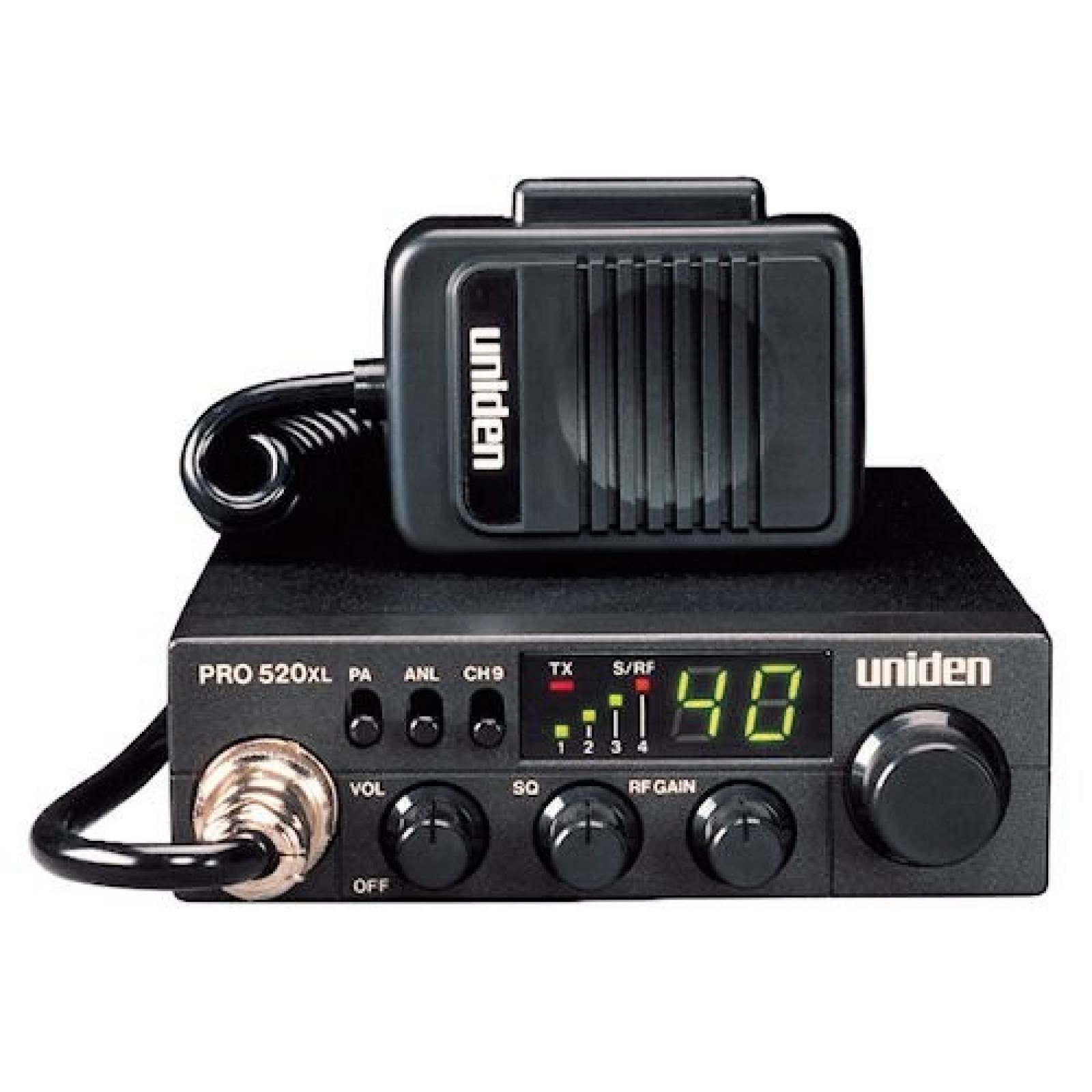 Radio de Emergencia Uniden PRO520XL Compacto 40 Canales -Neg