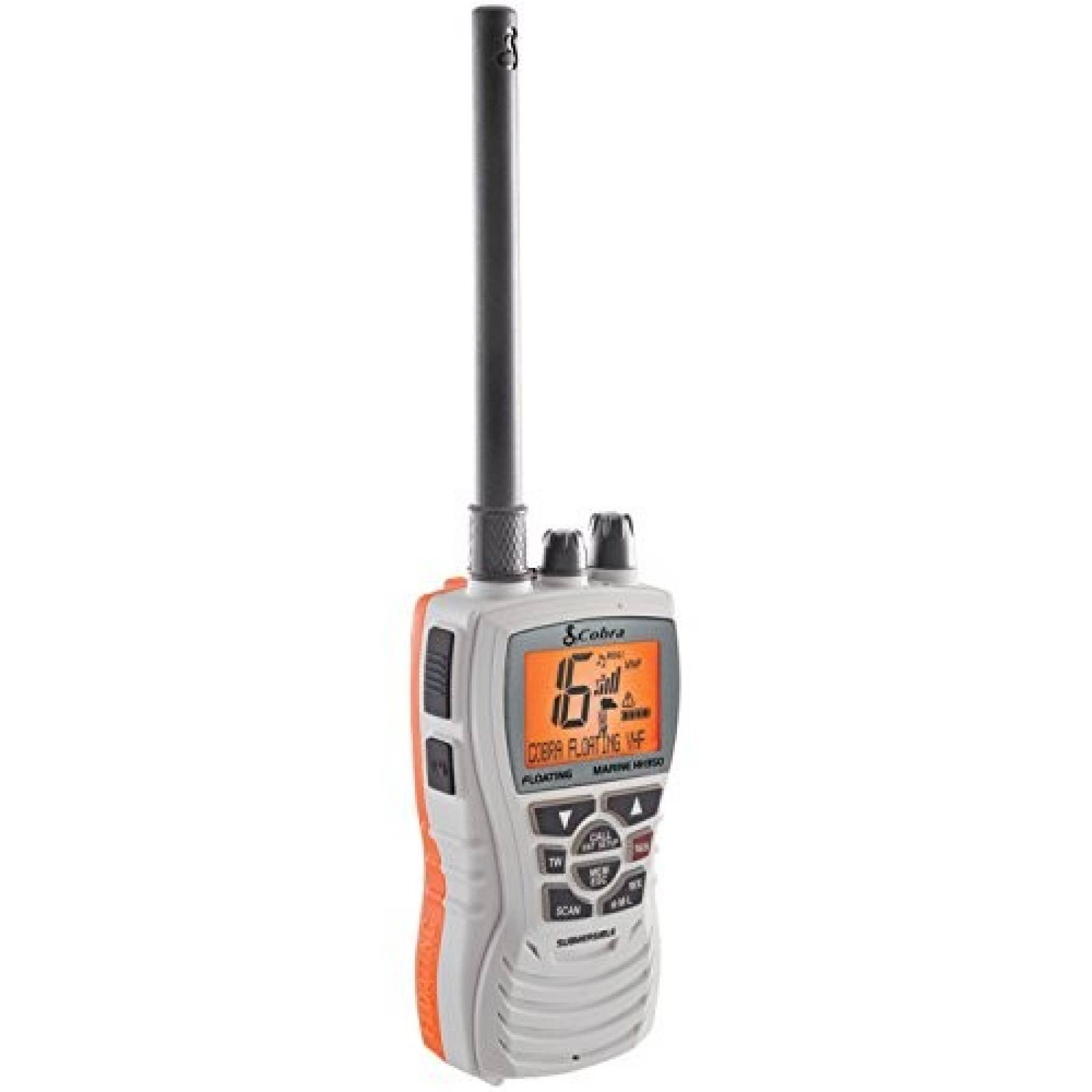 Radio VHF Cobra Mr HH350 FLT Compacto Flotante 6W -Naranja