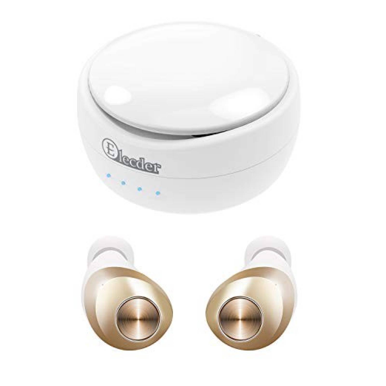 Audífonos ELECDER D11 Bluetooth 5.0 Caja de Carga -Blanco