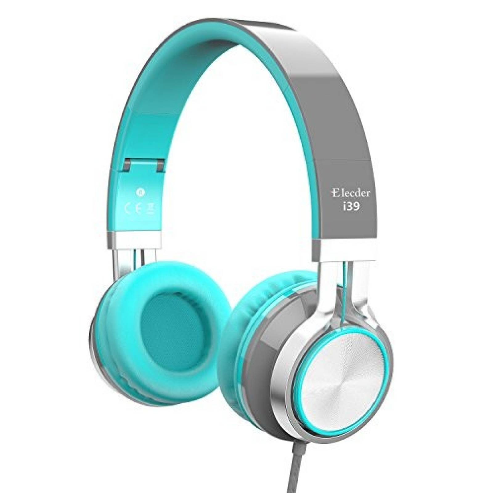 Audífonos Over-Ear Elecder i39 con micrófono -Menta