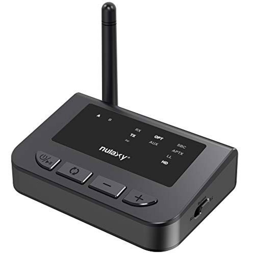 Transmisor Bluetooth 5.0 de largo alcance Nulaxy BR04 -negro