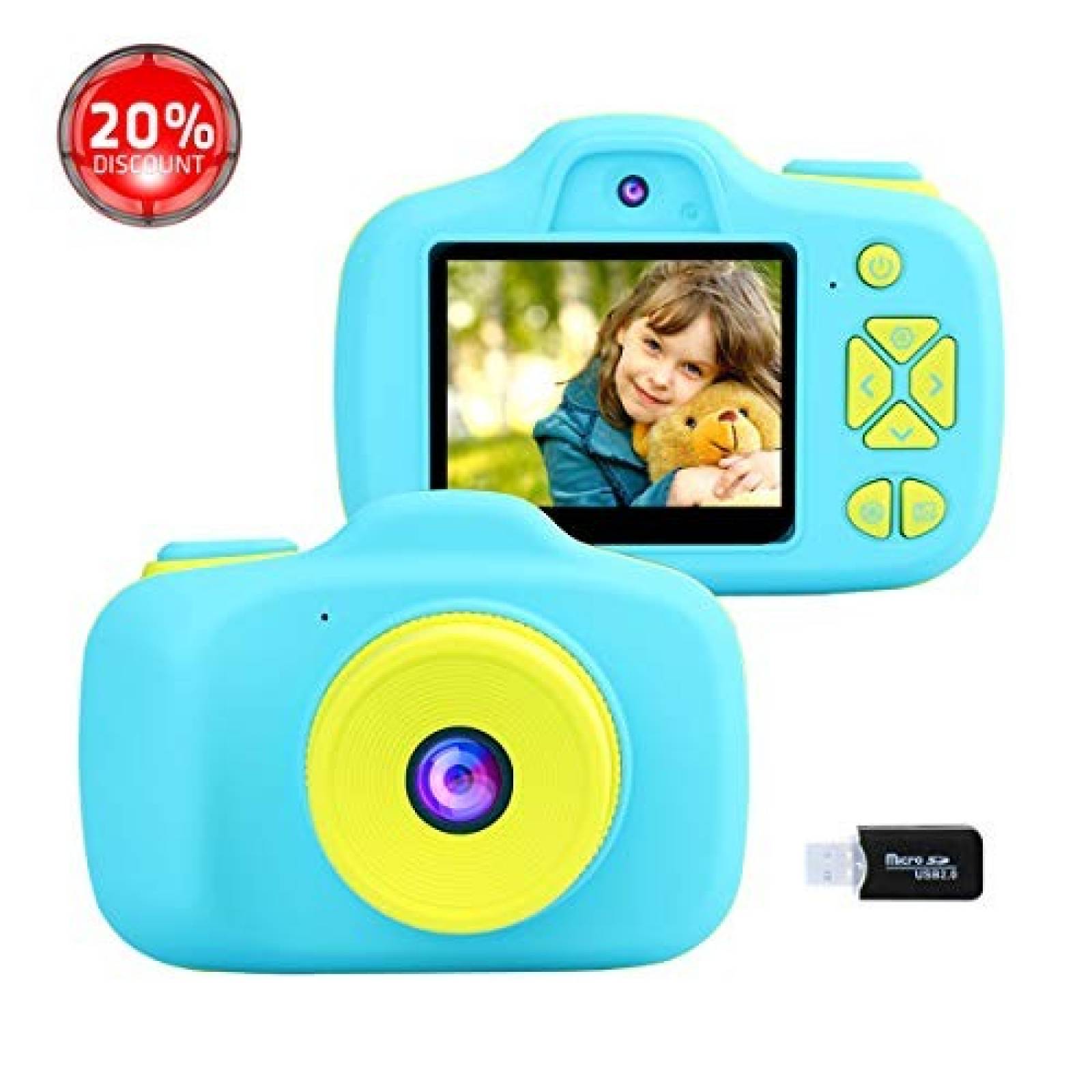 Cámara de fotos Joytrip Zish digital para niños -Azul