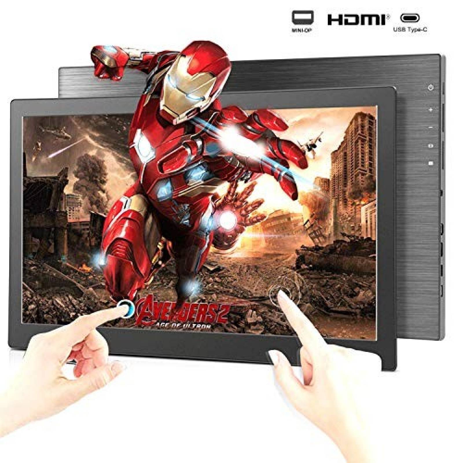 Monitor portable bosstouch Touchscreen para PC/videojuegos