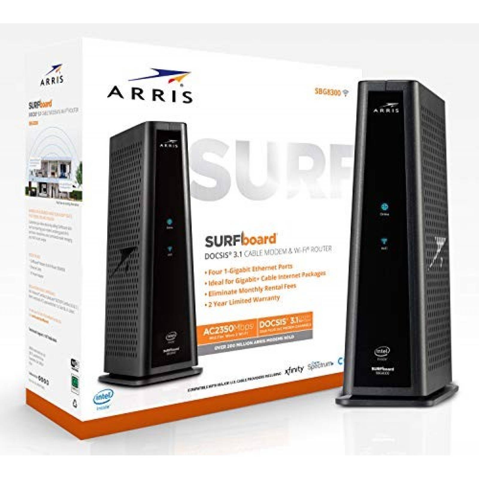 Modem ARRIS SBG8300 WiFi Negro
