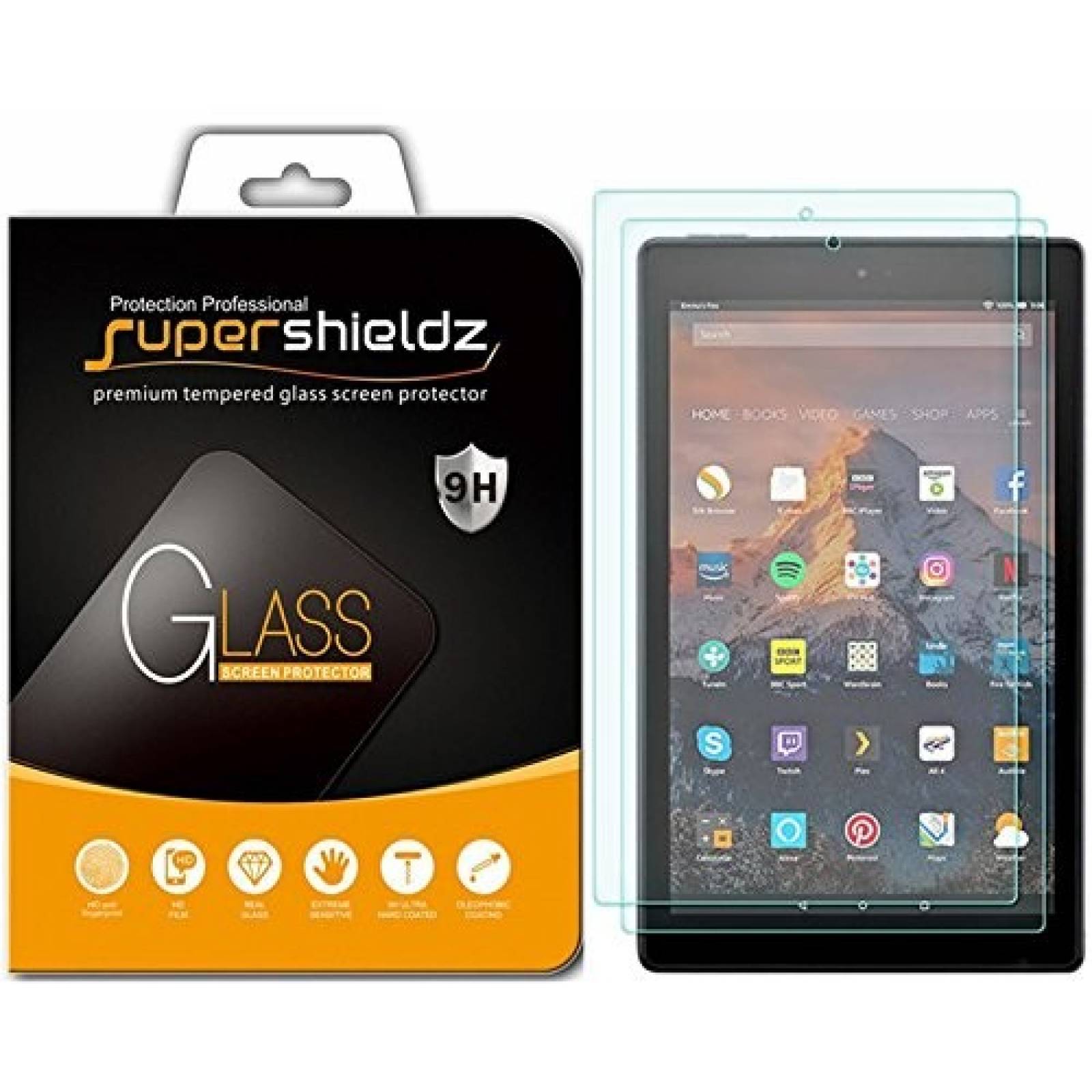 Protector De Pantalla Supershieldz Para Tablet Fire Hd 10 3813