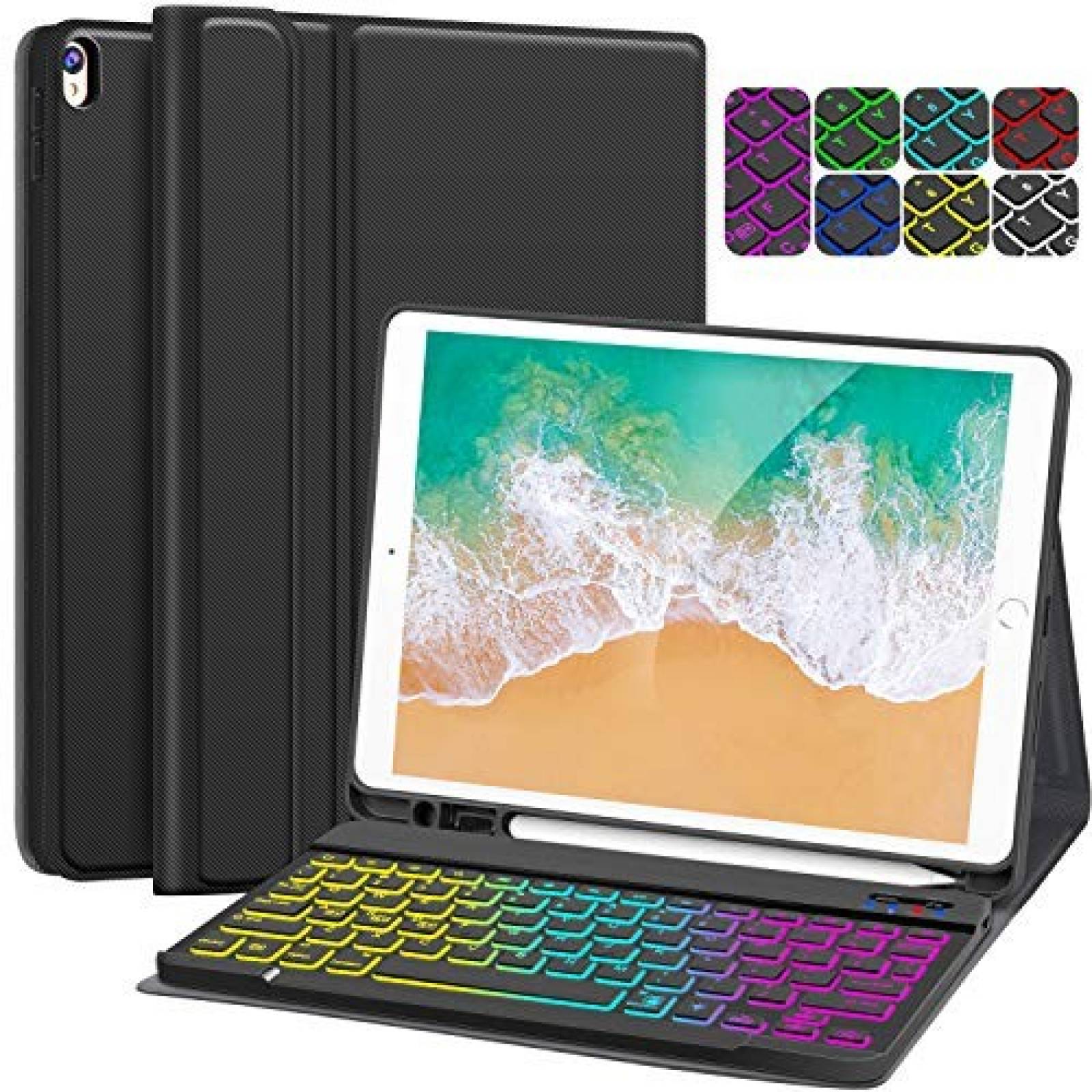 Funda para iPad Pro CHESONA Backlight 4 gen 10.5" -Negro