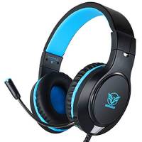 Diadema Gamer Elcthunder Aisla Ruido Ajustables -Azul