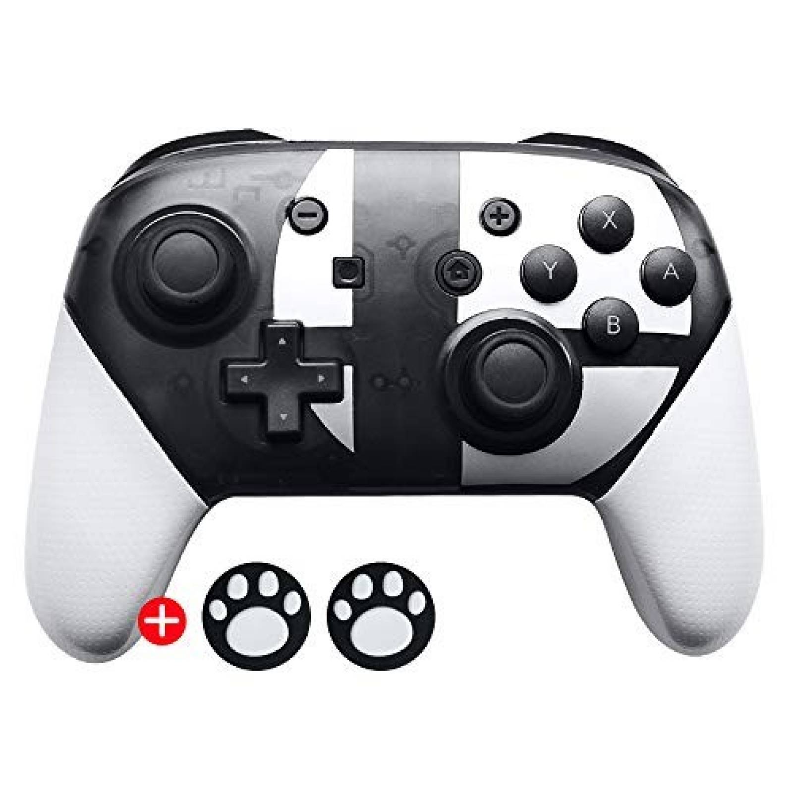 Control inalámbrico nivimo para Nintendo Switch Blanco/Negro