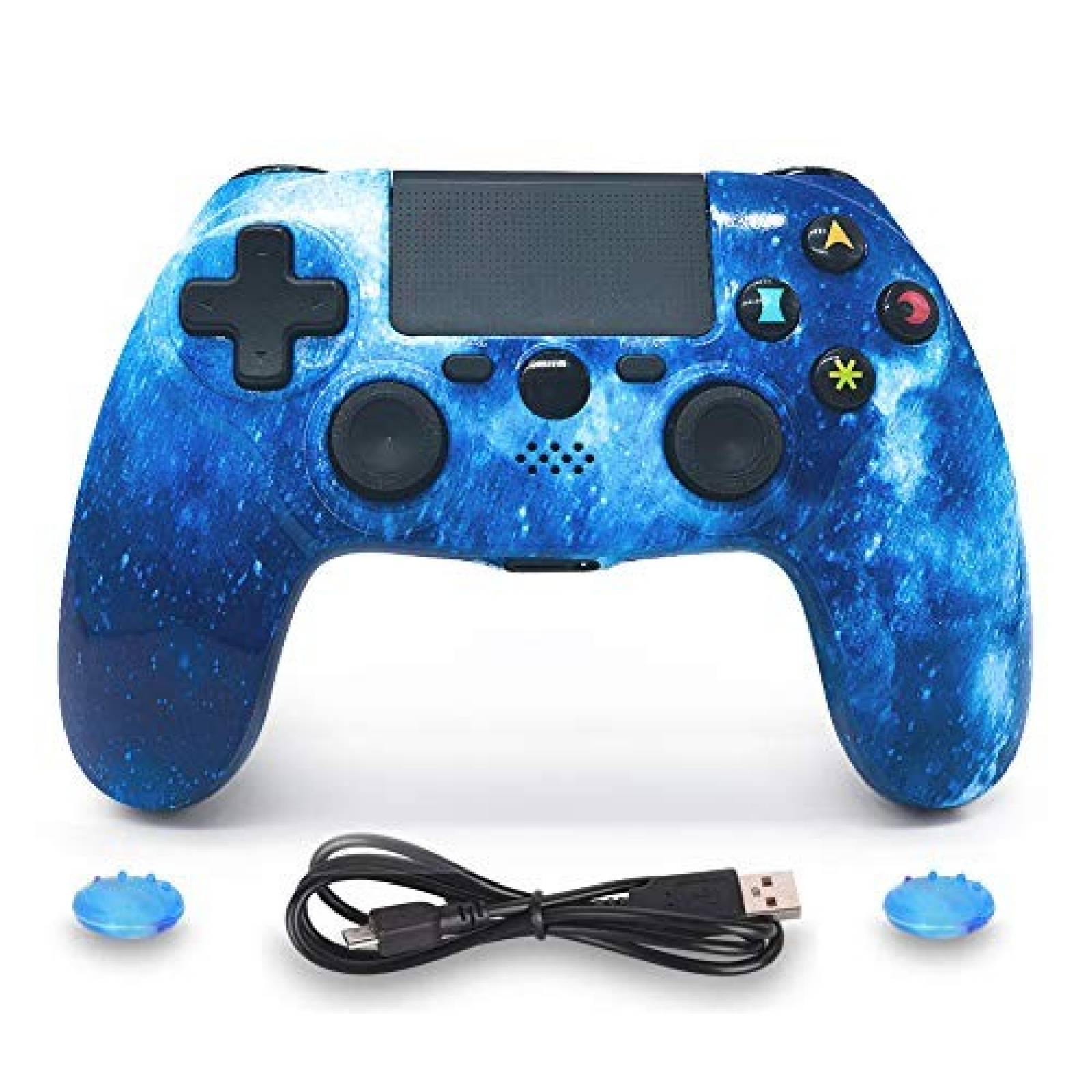 Control inalámbrico ISHAKO Para PS4 bluetooth -Azul