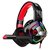 Auriculares gamer ZIUMIER para Xbox One PS4 Luz RGB -Rojo
