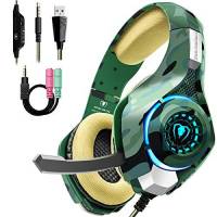 Auriculares Beexcellent Gaming P/ Ps4 Pc Xbox One -Camo