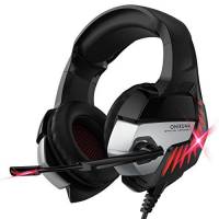 Auriculares Gamer Nivava Para Ps4 Xbox One Pc Luz Led -Negro