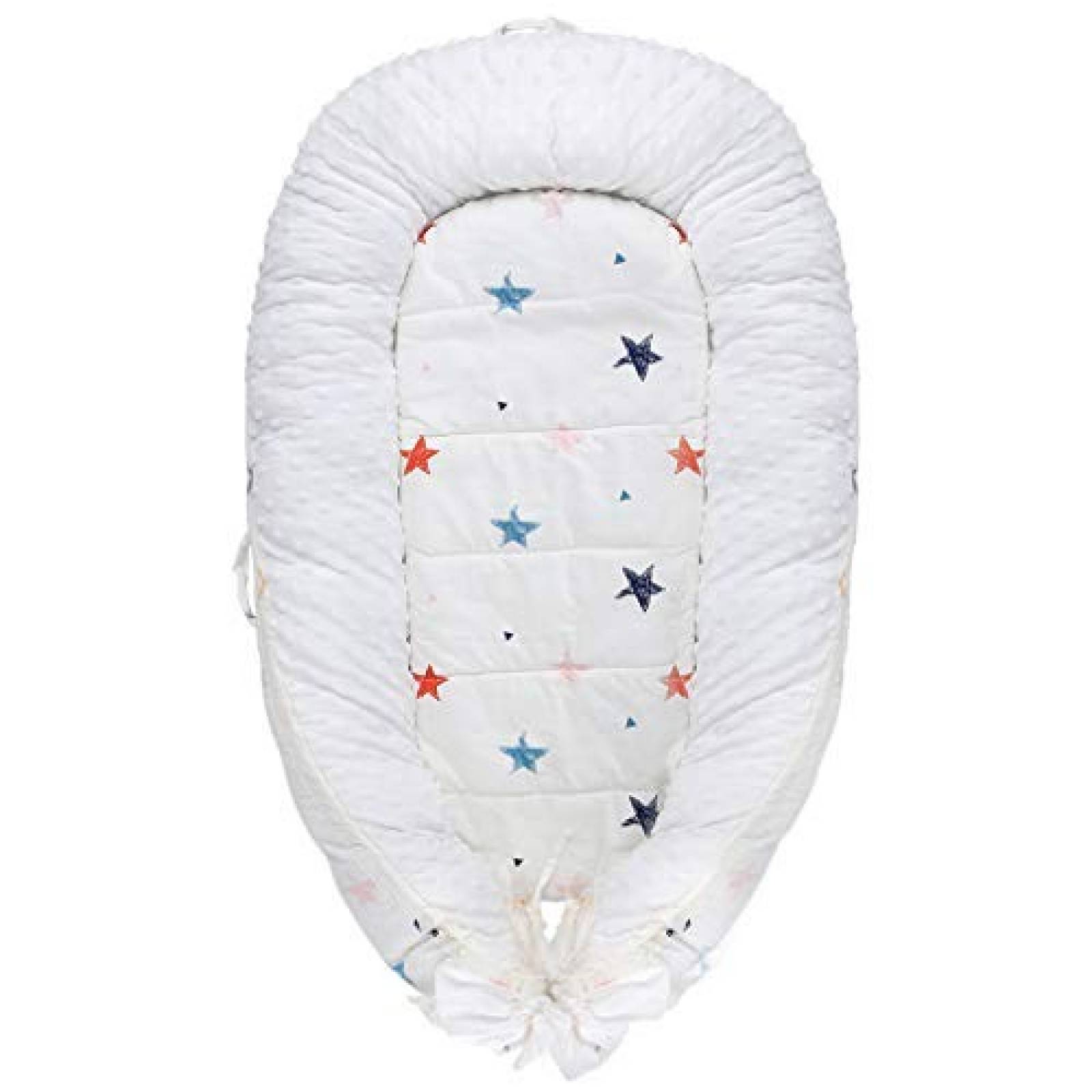 Nido de bebé Mamibaby Baby Lounger de algodón estrellas