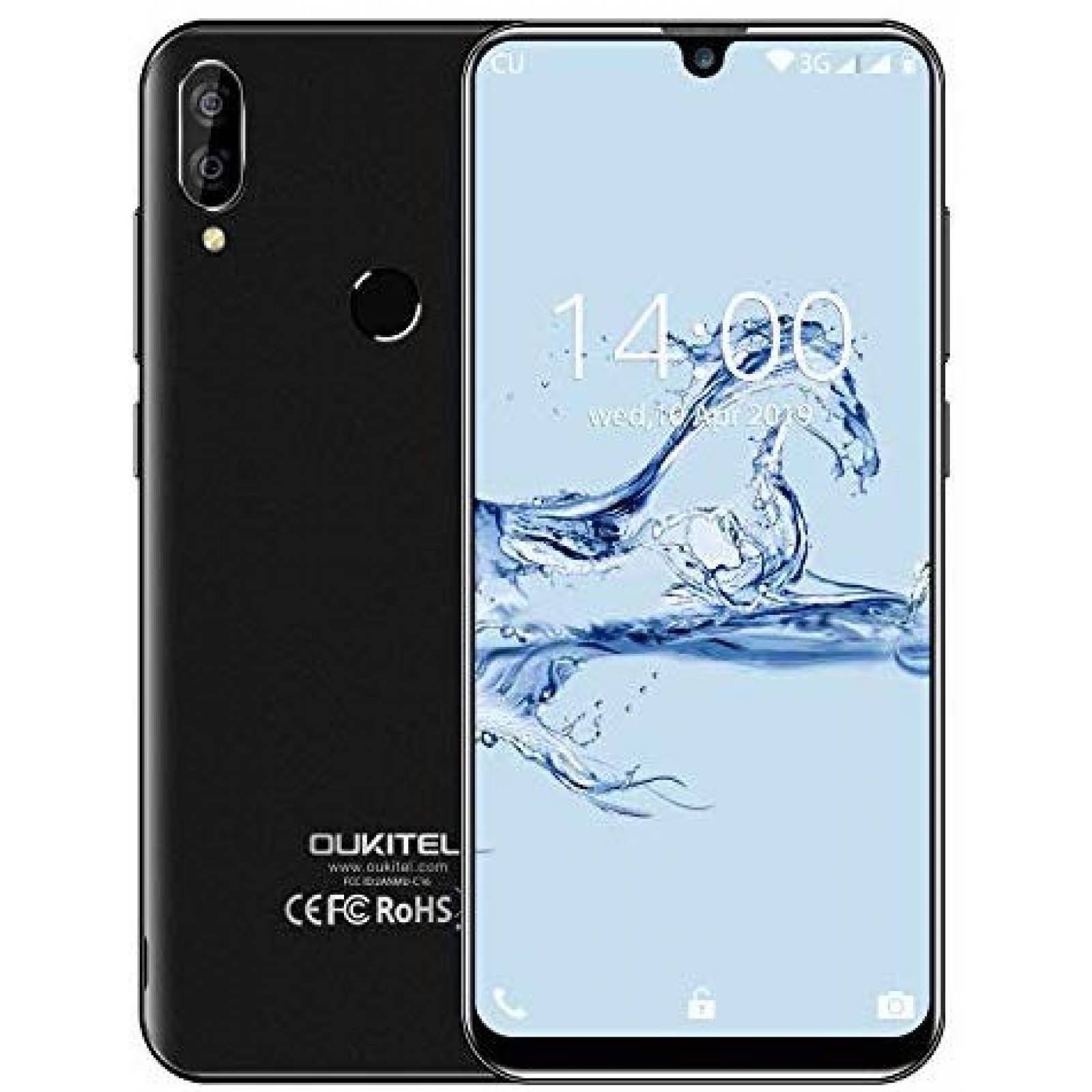 Teléfono celular OUKITEL C16 5.71" 2 GB de RAM 16 GB -Negro