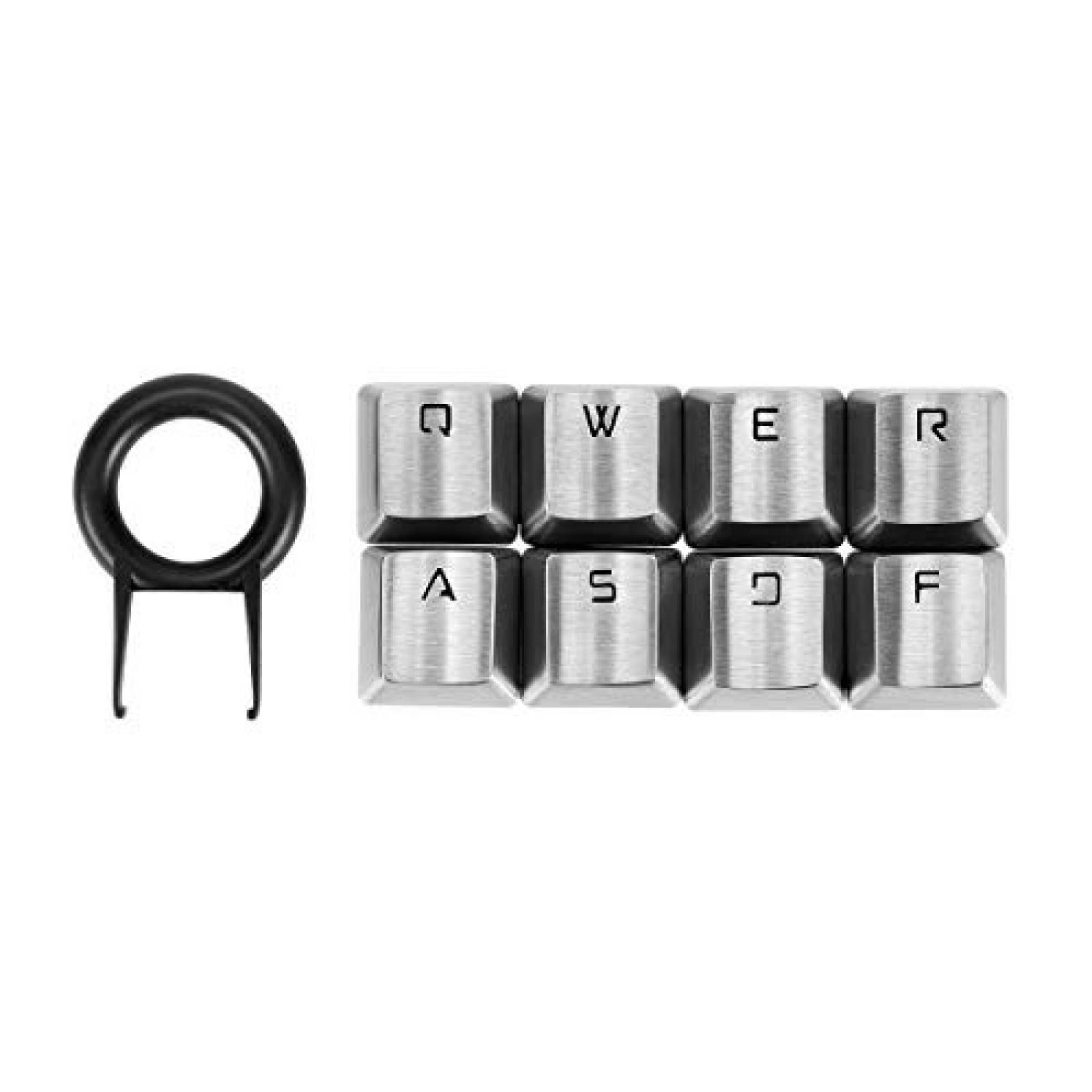 Teclas para Juegos Fitlink Keys Silver de Acero -Plata