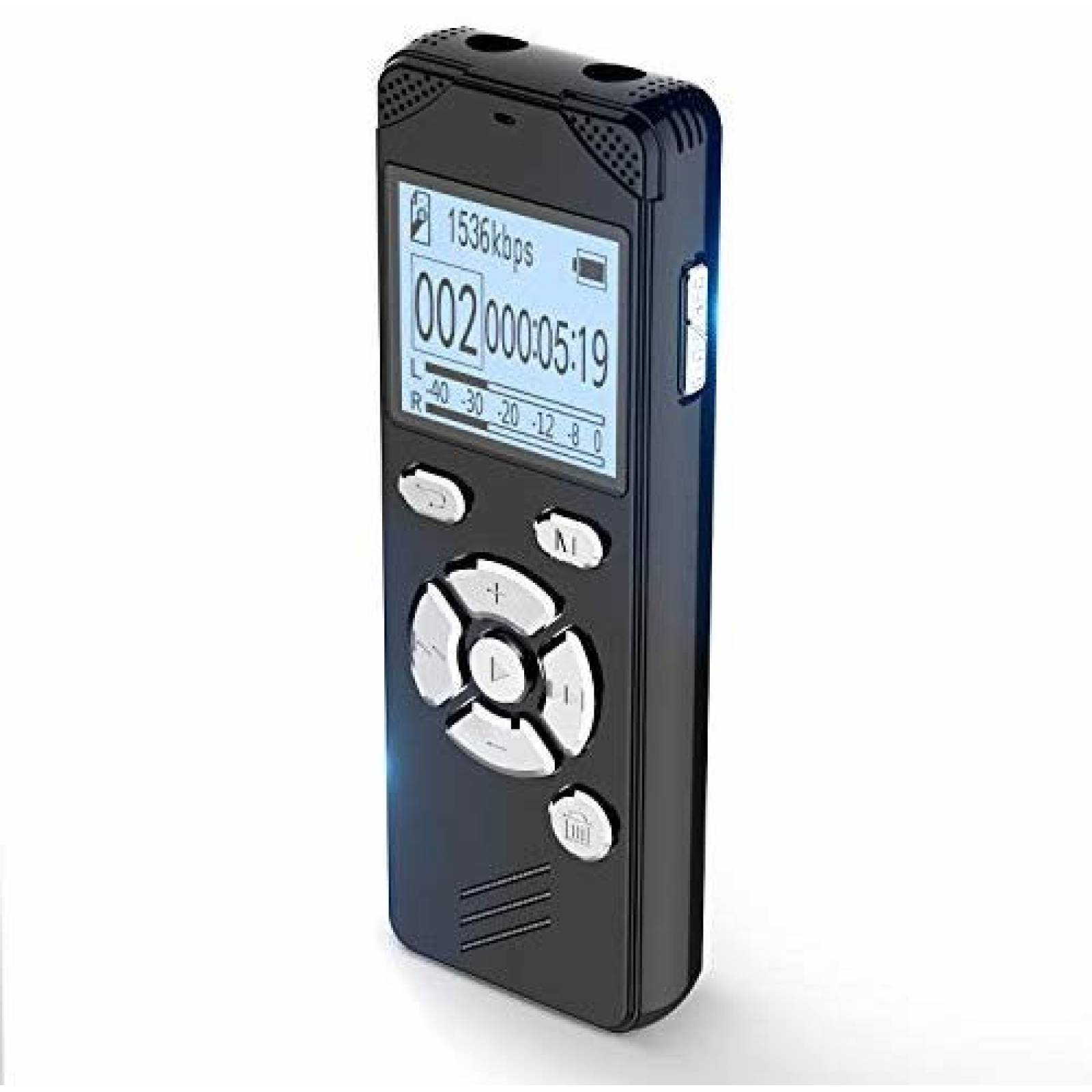 Grabadora de voz digital EVIDA para conferencias 16GB -Negro