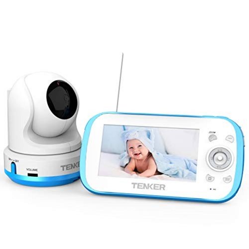 Monitor de video TENKER para bebé pantalla LCD 4.3" -Azul