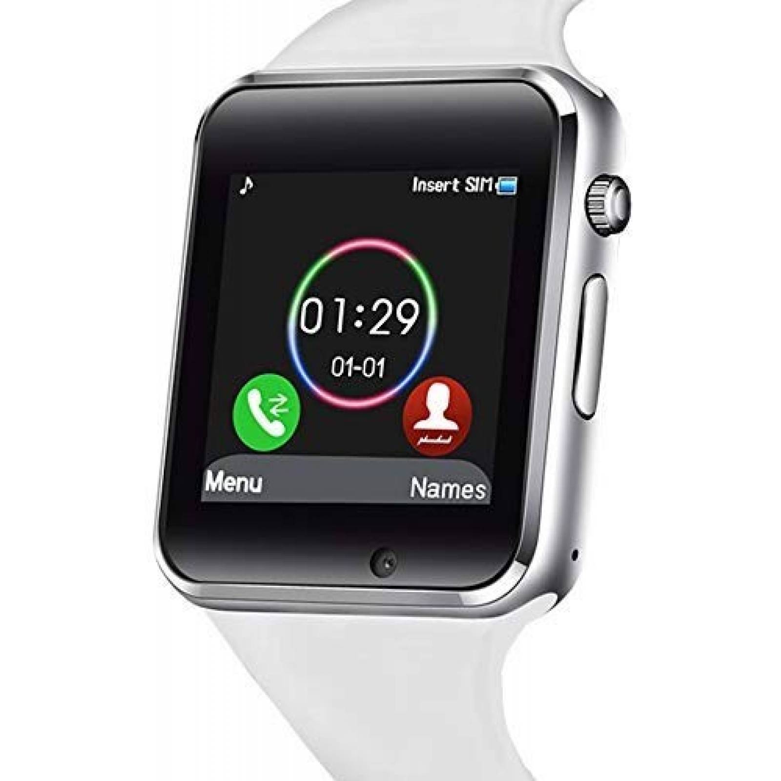 Smartwatch 321OU ranura para SIM SD Andrioid yb iOS -Blanco