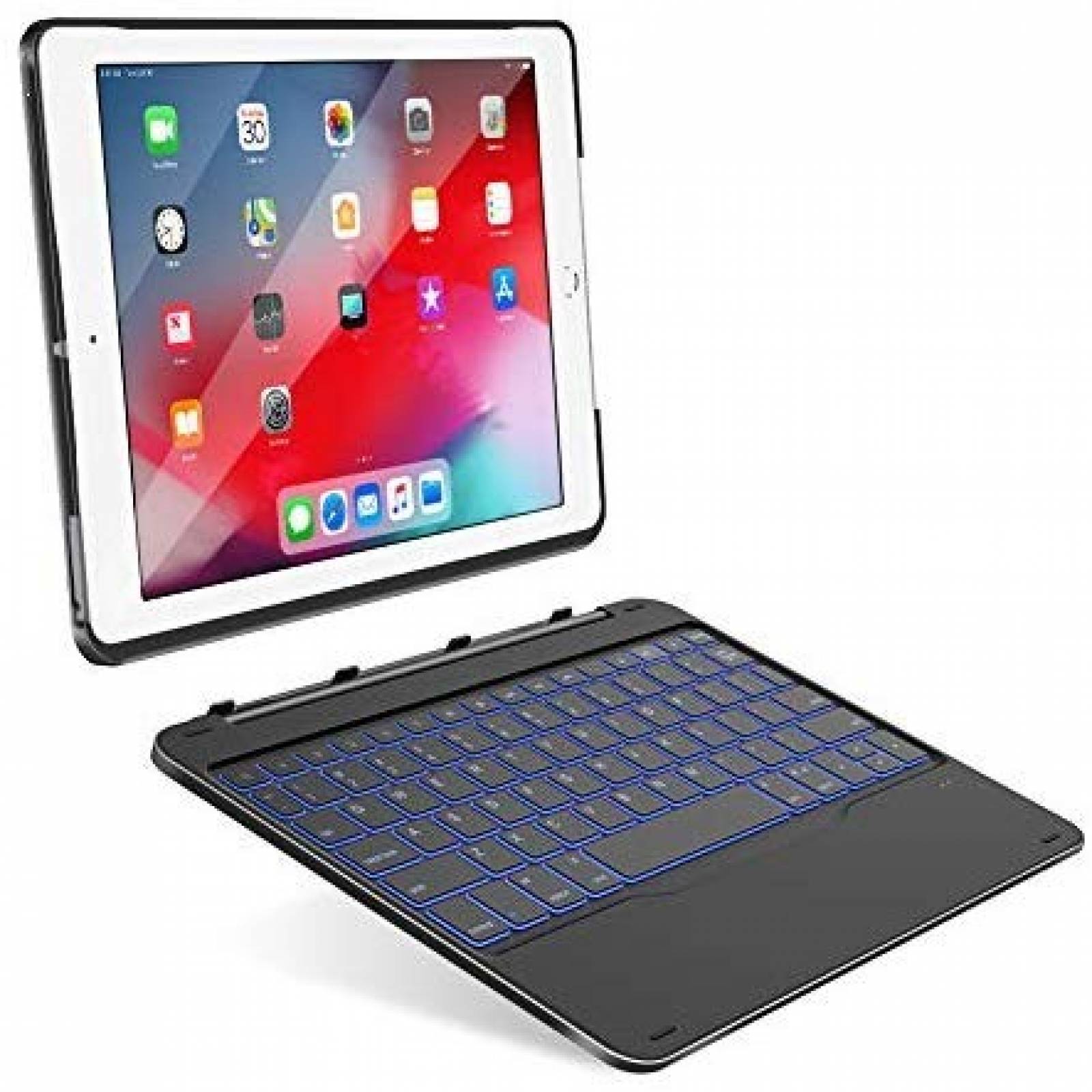 Funda para teclado yoozon bluetooth 9.7" para iPad -Negro