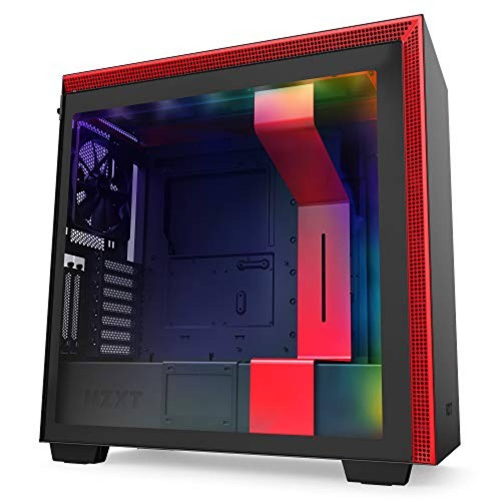 Carcasa de CPU NZXT H710i i-Series GPU Vertical -Negro/Rojo
