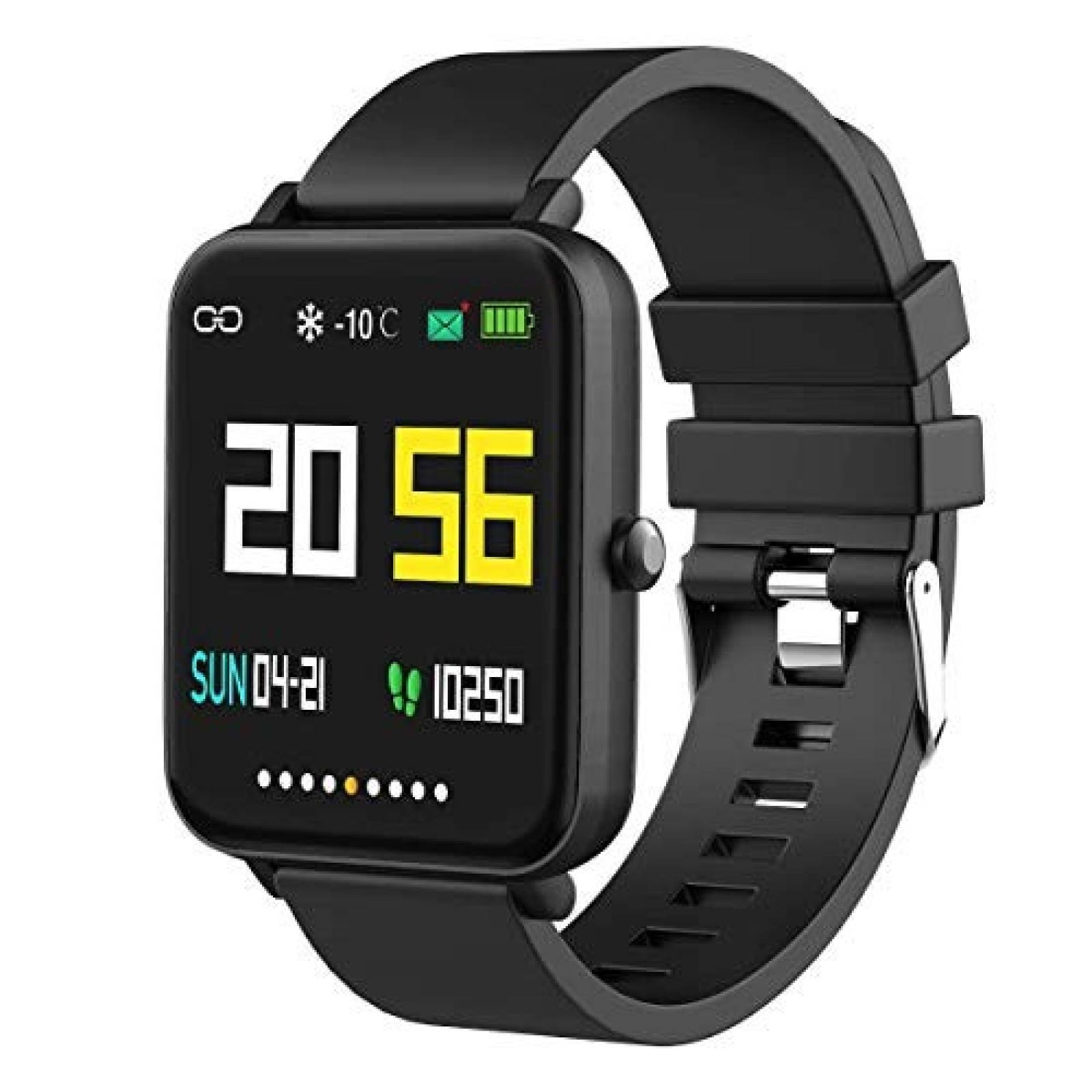 Smartwatch Foronechi Z12-BK 1.54" IP68 p/ Android iOS -Negro