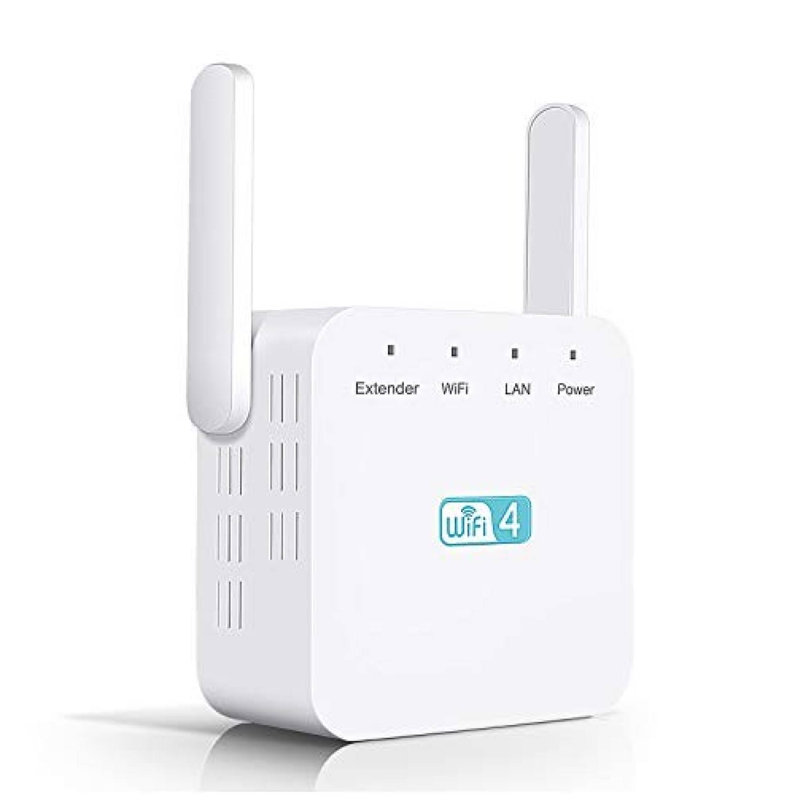 Repetidor de señal WiFi OTCPP 2,4 GHz hasta 300 Mbps -Blanco