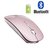 Mouse inalámbrico PEIBO recargable Bluetooth 4.0 -Rosa