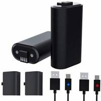 Paquete De Batería Yccteam Para Xbox One, 1200 Mah -Negro