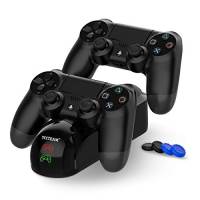Estación De Carga Yccteam P/controles De Ps4 Indicador Led