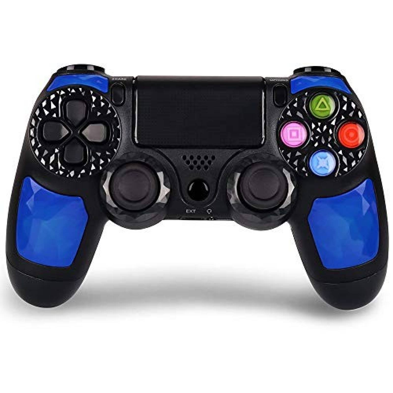 Control Inalámbrico KINGEAR Pro para PS4 con Vibración -Azul