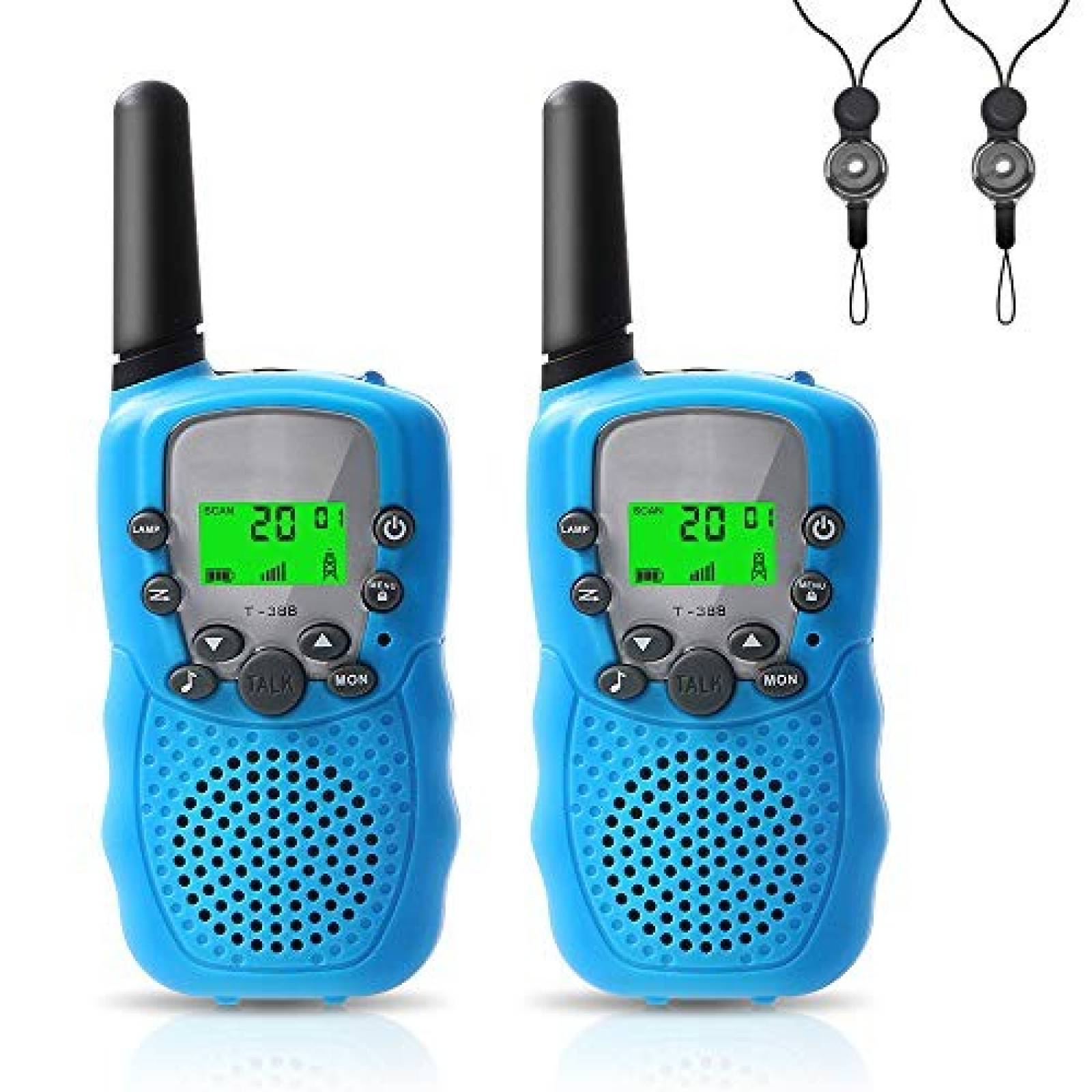 Walkie Talkies Felicigeely 3millas rango p/niños -Azul