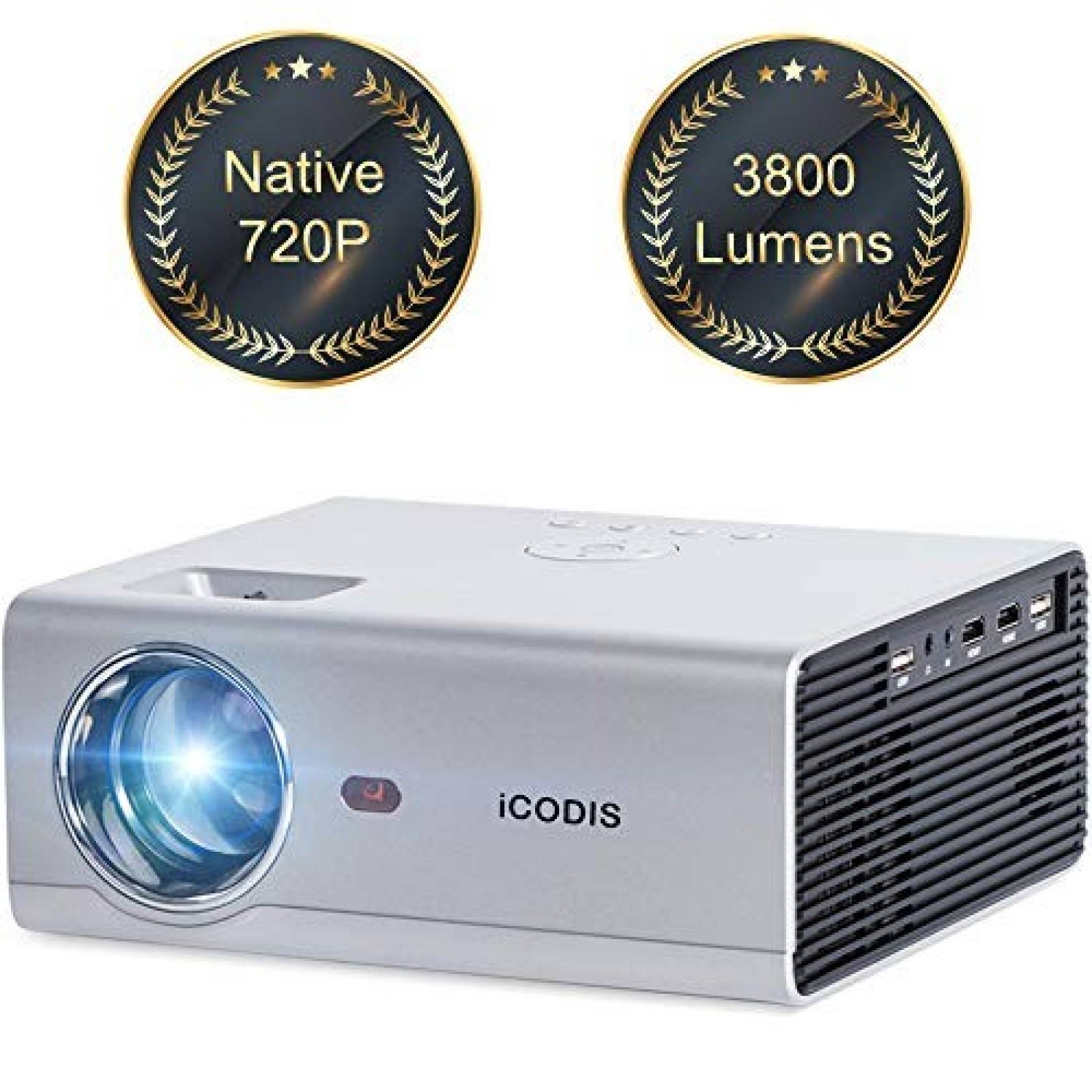 Videoproyector iCODIS T400 Mini 3800lm Full HD 100''