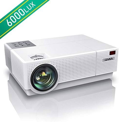 Proyector YABER 1920 x 1080P Full HD LCD LED -Blanco