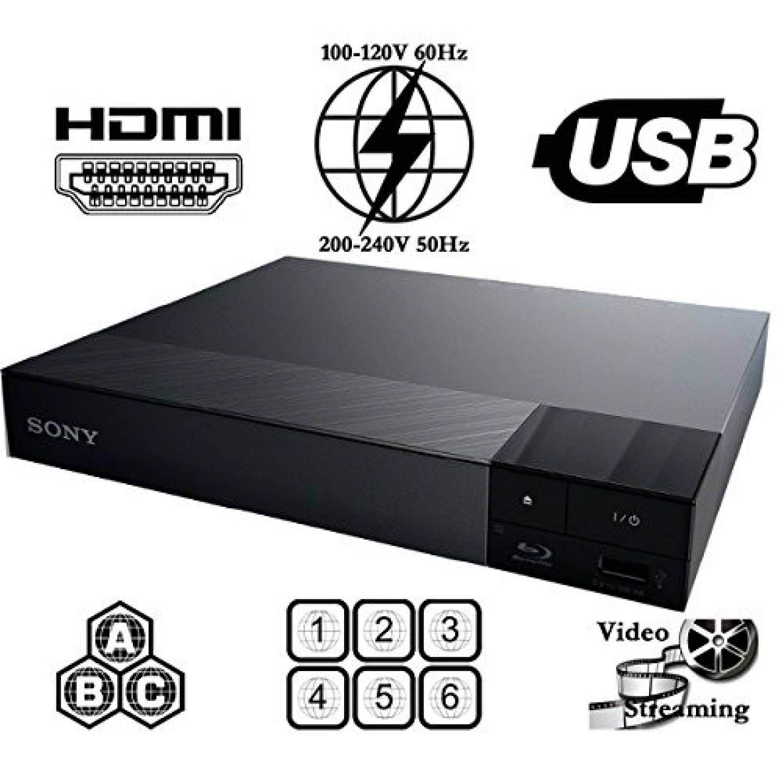 Reproductor de Blu-ray Sony BDP-S1200 Cable HDMI de 6 pies