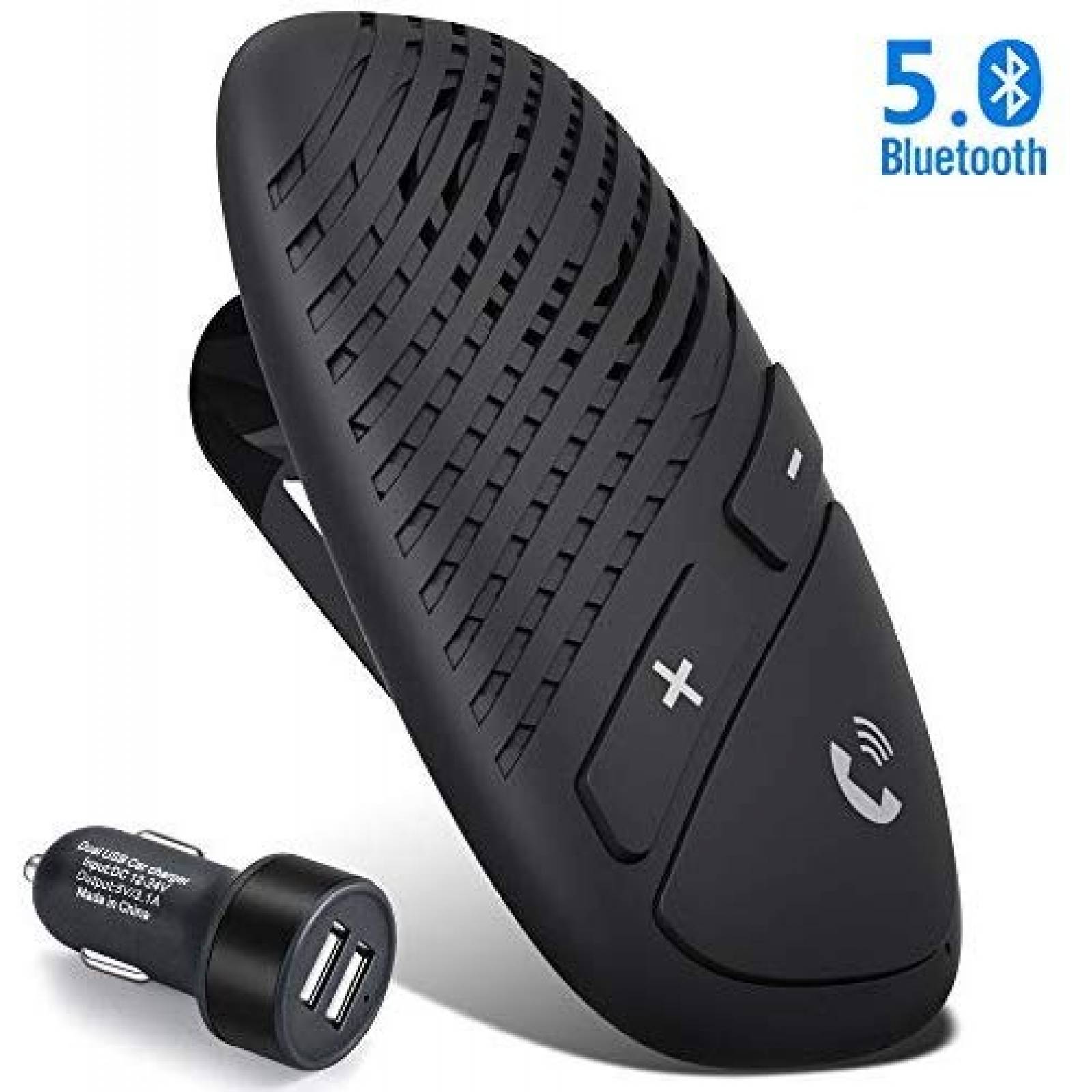 Handsfree yunjing Bluetooth 5.0 Bocina para Teléfono -Negro