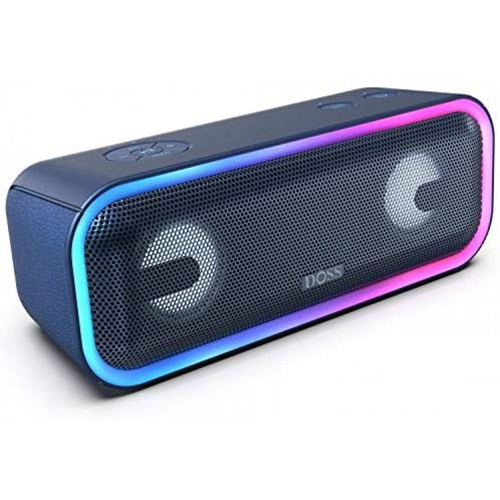 Bocina DOSS SoundBox Pro+ 24W 15hrs Bluetooth IPX5 -Azul