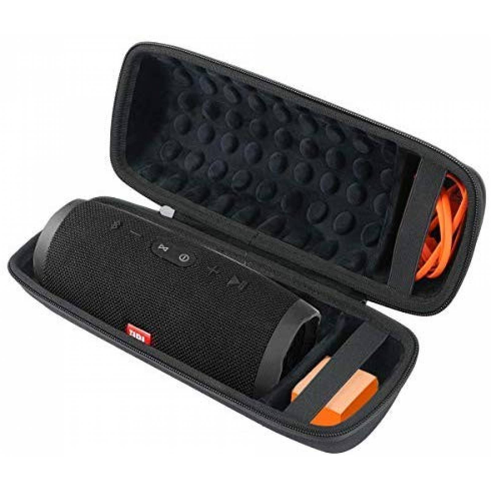 Funda rígida Khanka para altavoz JBL a prueba de agua Negro